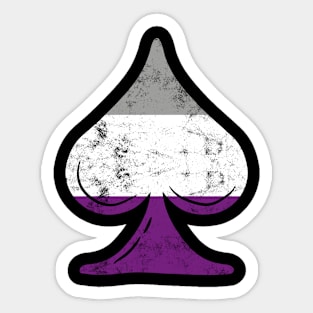 Asexual ace Sticker